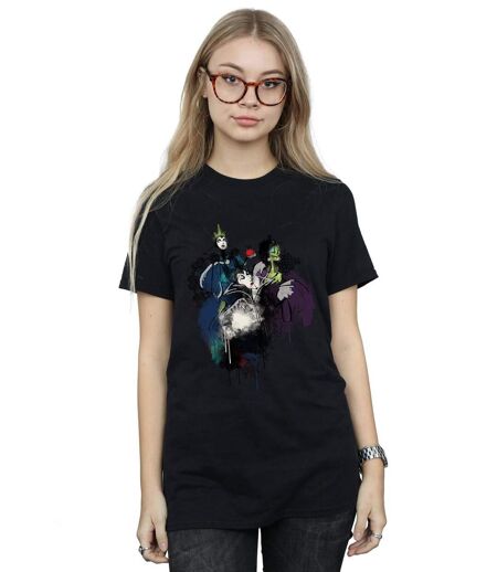 Disney - T-shirt VILLAINS SKETCH - Femme (Noir) - UTBI16883