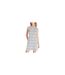 Robe Droite Motif/style Imprimé Feuille Femme Blanc Noir Calvin Klein-1