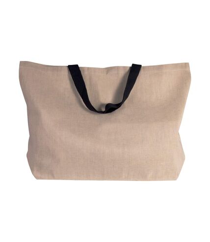 Sac de transport juco taille unique beige pâle Kimood