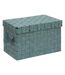 Lot de 2 Boîtes de Rangement Lise 35cm Vert-2