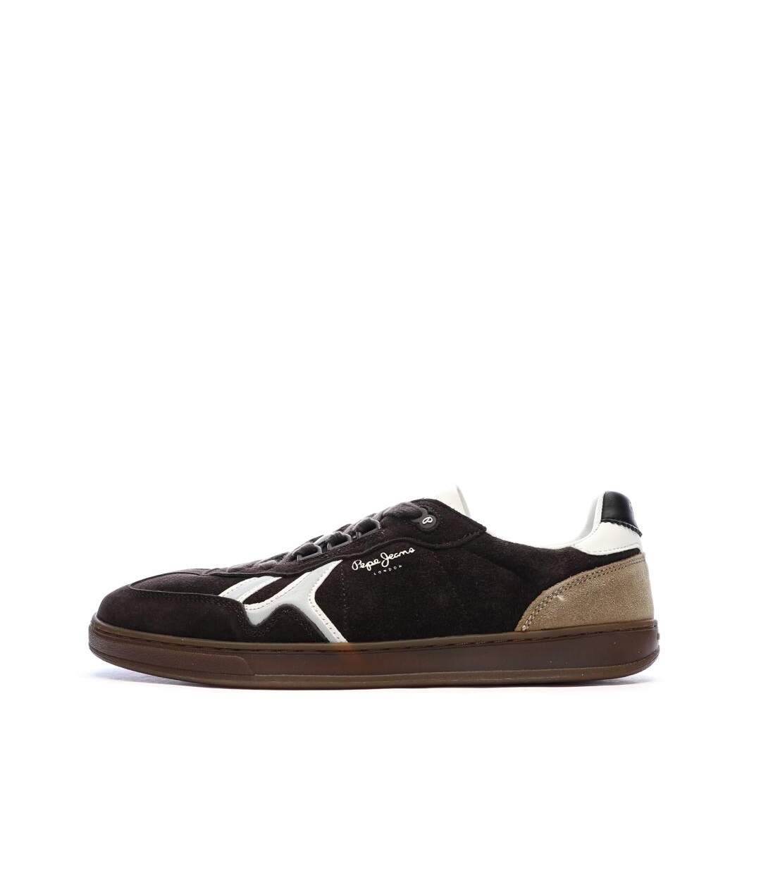 Baskets marron/taupe homme pepe jeans ball mix m-1