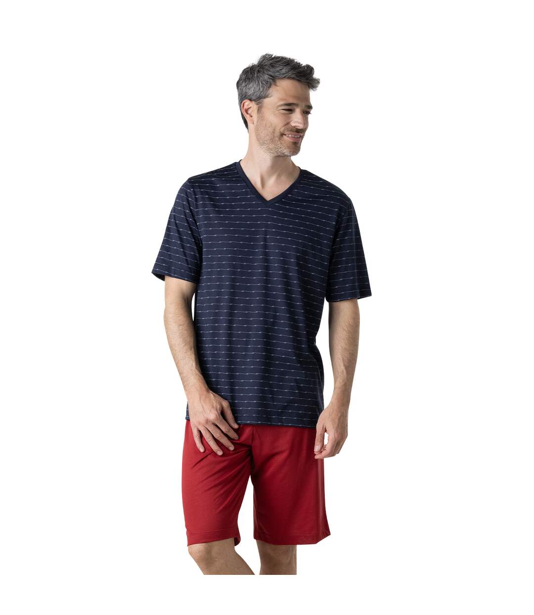 Pyjama court homme Mercerisé Eminence-1