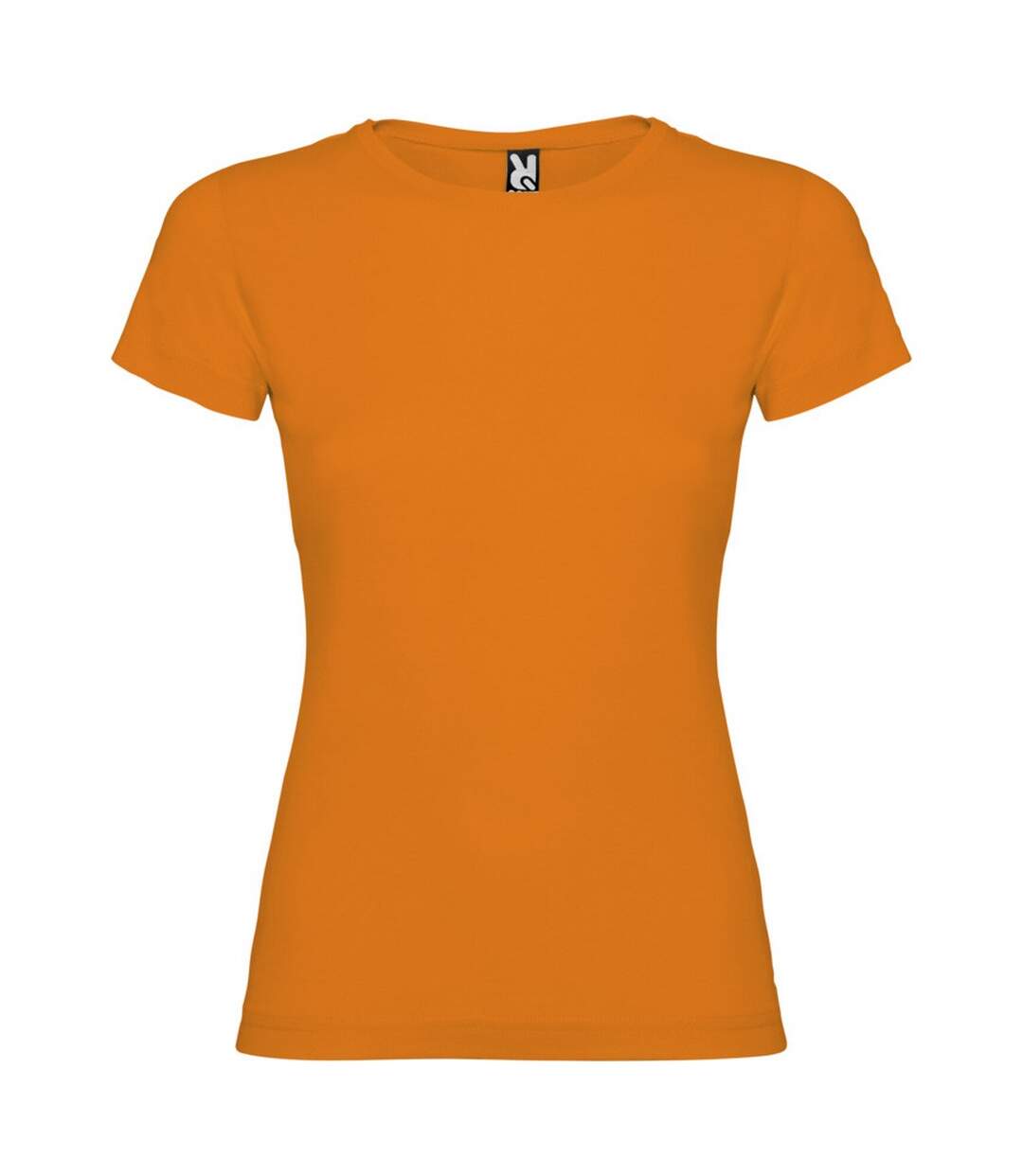 Womens/ladies Jamaica Short-sleeved T-shirt Orange Roly-1