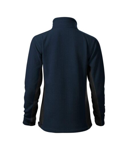 Womens/ladies Frosty Polar Fleece Jacket Navy Blue Malfini