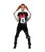 Disney Femme/Ladies Minnie Mouse Distressed Face Cotton T-Shirt (Noir) - UTBI30967-4
