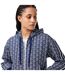 Veste À Capuche Motif/style Imprimé Intégral Femme Bleu Méthyle Lacoste-3