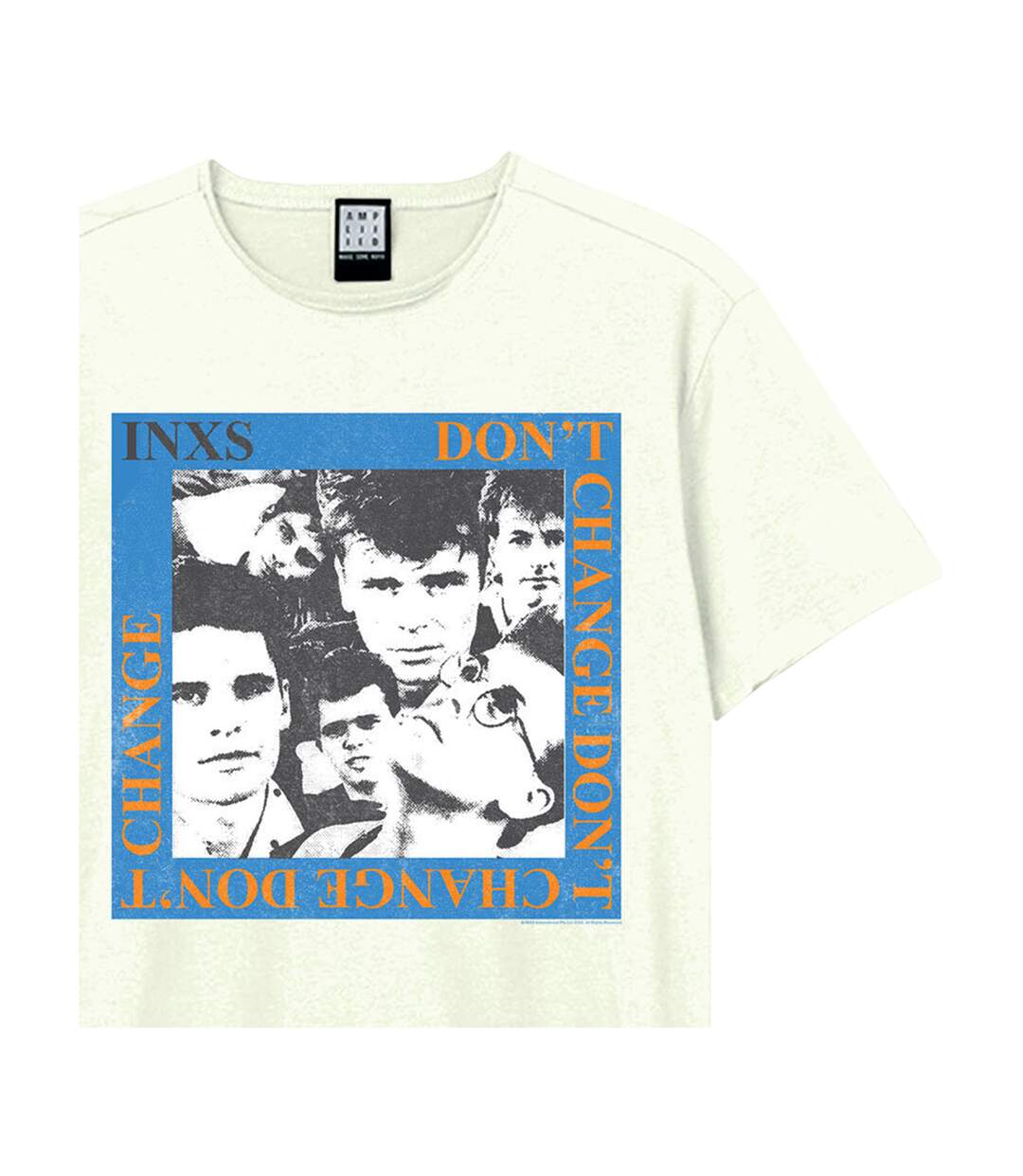 Unisex Adult Don´t Change Inxs T-shirt Vintage White Amplified-3