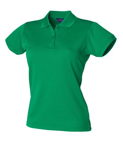 Polo sport à forme ajustée femme vert tendre Henbury