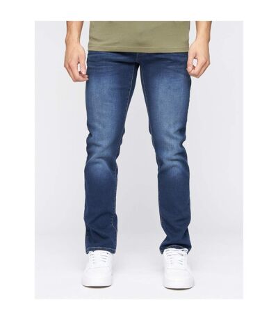 Jean farrowed homme bleu foncé délavé Crosshatch