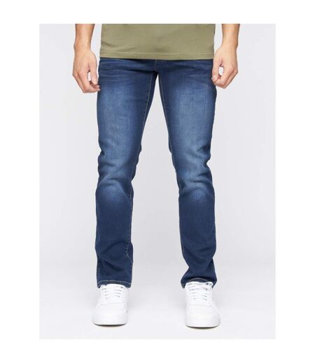 Jean farrowed homme bleu foncé délavé Crosshatch