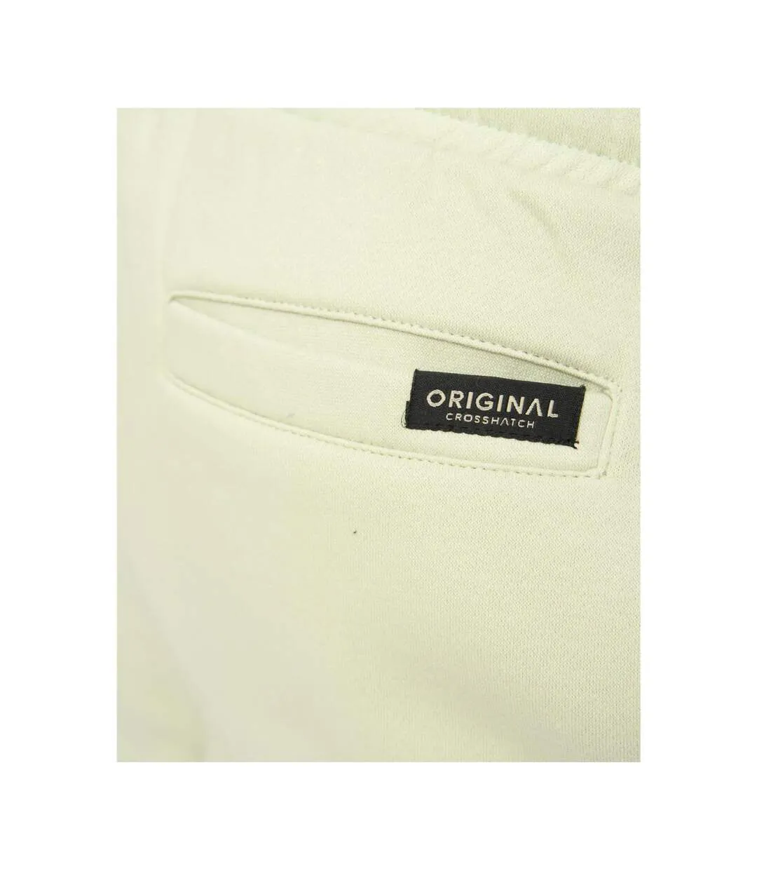 Pantalon De Jogging Crufton Homme Vert Kaki Clair Crosshatch-4