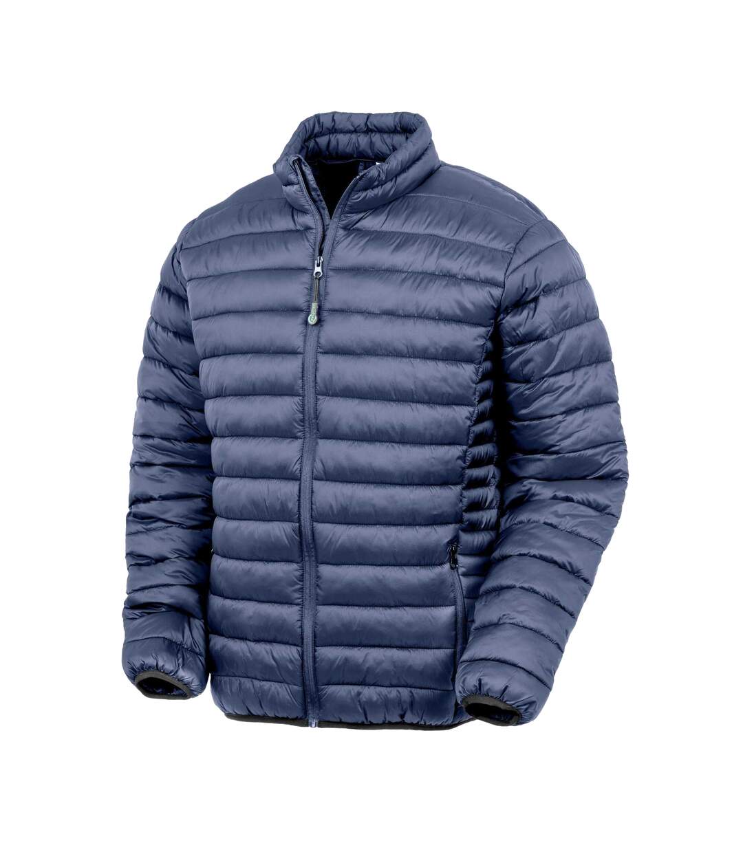 Unisex Adult Recycled Padded Jacket Navy Result Recycled-1