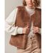 Veste sans manches en imitation fourrure FUZZY-4