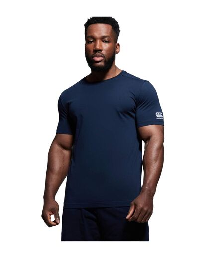 Mens Club Plain T-shirt Navy Canterbury