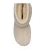 Ladies Teddy Fleece Bootie Slippers Oatmeal Taupe Warm UK 3-8-3