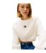 Womens/ladies Badge Raglan Long-sleeved Sweater Top Antique White Tommy Jeans-4