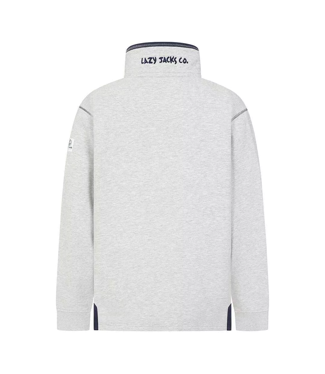 Sweat Homme Gris Chiné Lazy Jacks-4