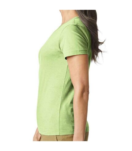 T-shirt softstyle femme vert pistache Gildan