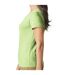 T-shirt softstyle femme vert pistache Gildan