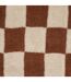 Tapis Damier en Laine Homy 160x230cm Marron-3