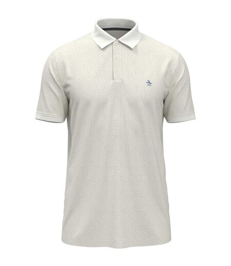 Polo Motif/style À Pois Homme Blanc Vif Original Penguin
