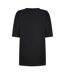 Womens/ladies Logo Oversized T-shirt Black Kangol-2