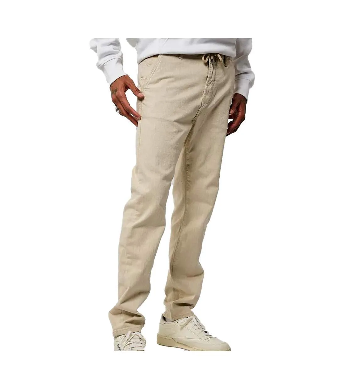 Jean slim beige homme kaporal palcam-1