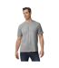 Mens plain lightweight t-shirt sports grey Gildan