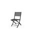 Chaise de Jardin Pliante Marius 82cm Gris Anthracite-2