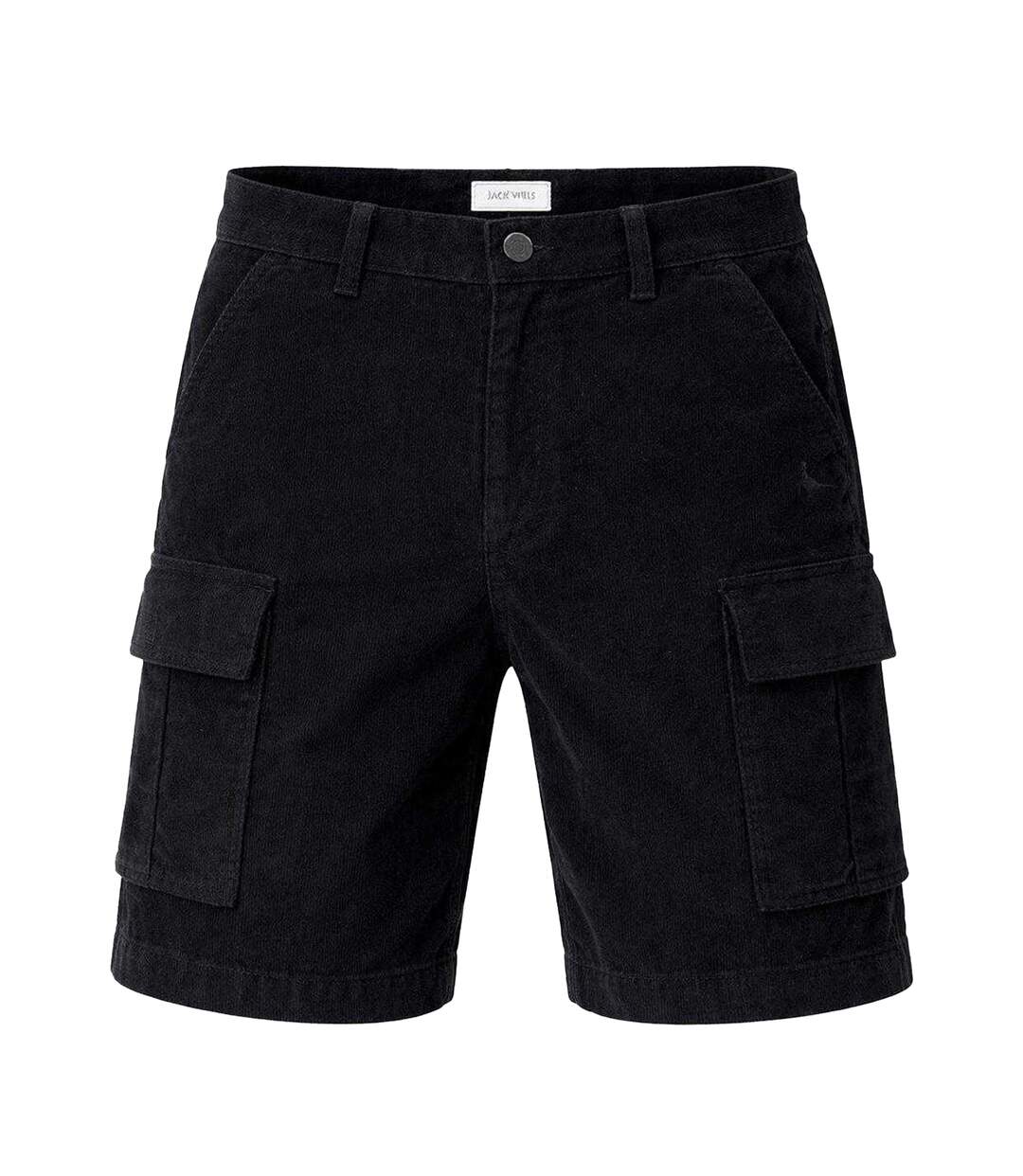 Short À Poches Motif/style Uni Homme Noir Jack Wills-1