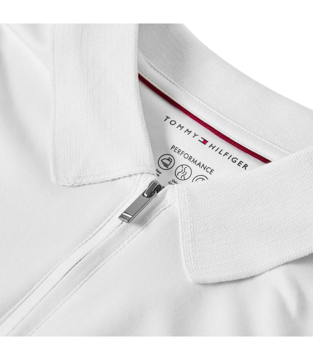 Polo Homme Blanc Cassé Blanc Tommy Hilfiger-4