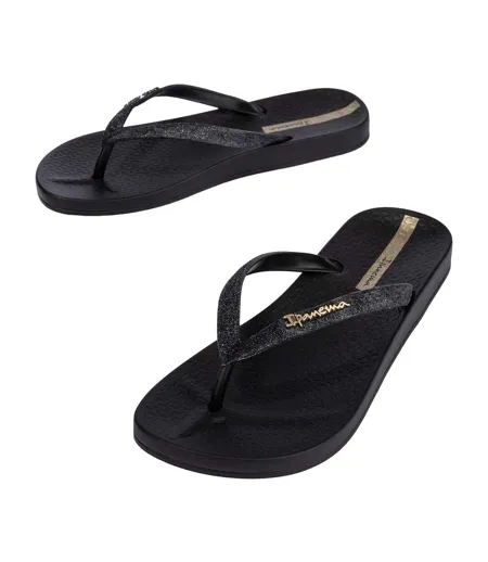Womens/ladies Anat Lolita Flip Flops Black Ipanema