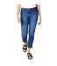 Womens/ladies Stretch Petite Slim Jeans Mid Wash Dorothy Perkins-2