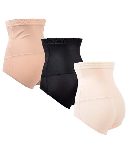 Culotte Gainante Sculptante TRESS Effet AMINCISSANT 6018W Pack de 3