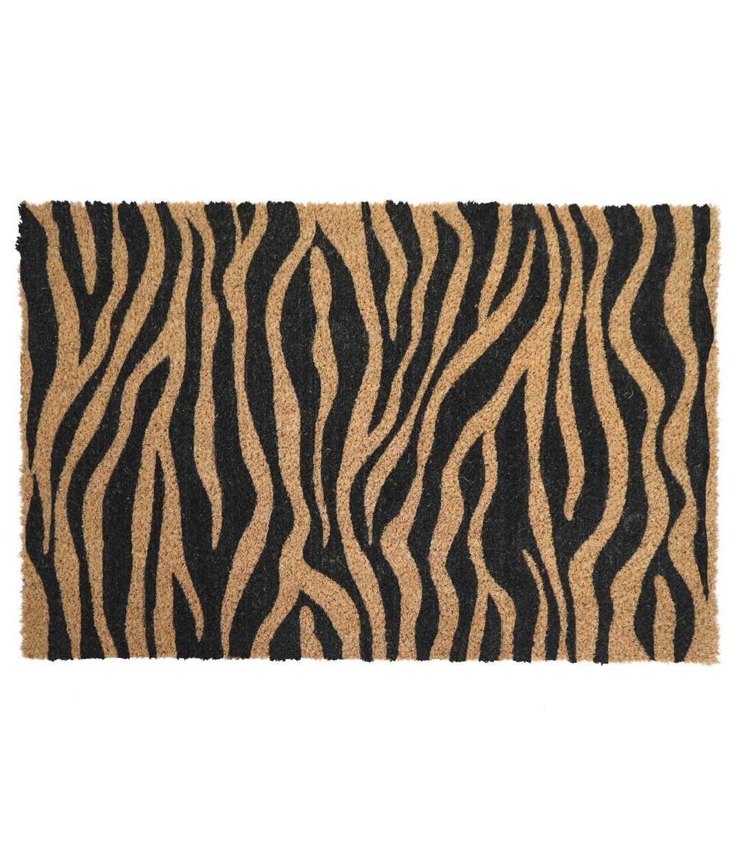 Paillasson en Coco Zèbre Okapi 40x60cm Noir-1