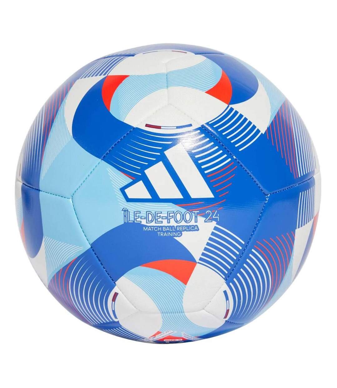 Ballon De Foot Olympic Taille 5 Bleu Adidas-2