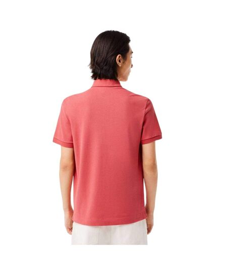 Mens Paris Stretch Polo Shirt Red Lacoste