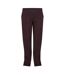 Womens/ladies Straight Leg Trousers Brown Puma-1