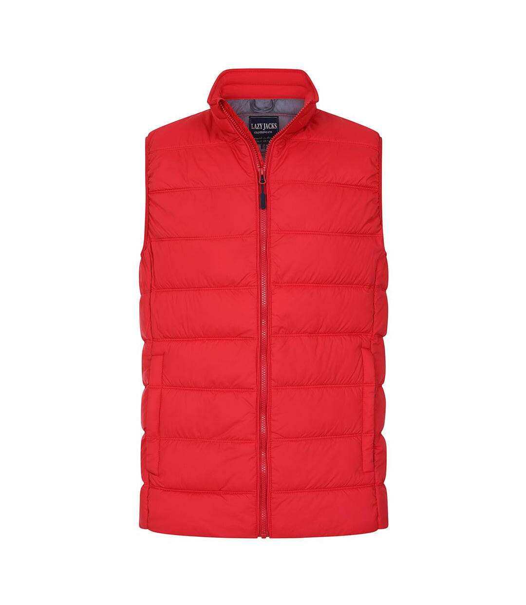 Doudoune Sans Manches Homme Rouge Lazy Jacks-1