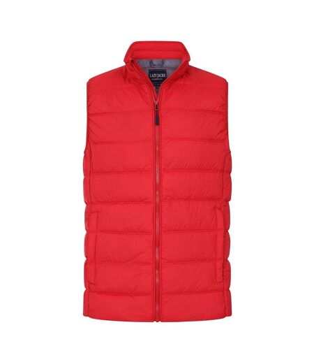 Doudoune Sans Manches Homme Rouge Lazy Jacks
