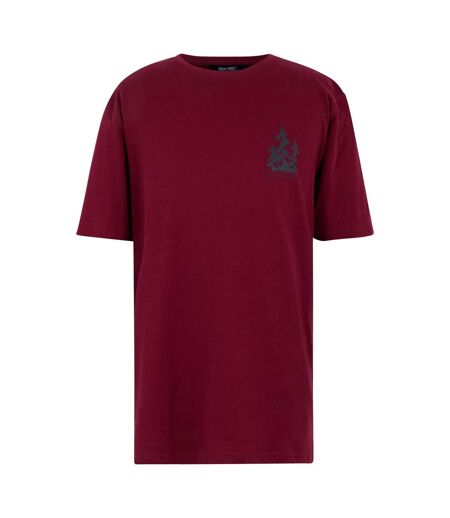 T-shirt Motif/style Arbre Cline Homme Pourpre Foncé Regatta