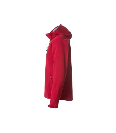 Clique Mens Soft Shell Jacket (Red) - UTUB210