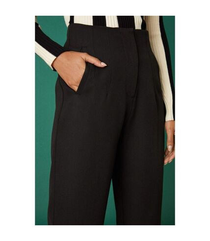 Dorothy Perkins Womens/Ladies Luxe High Waist Slim Leg Pants (Black) - UTDP1512