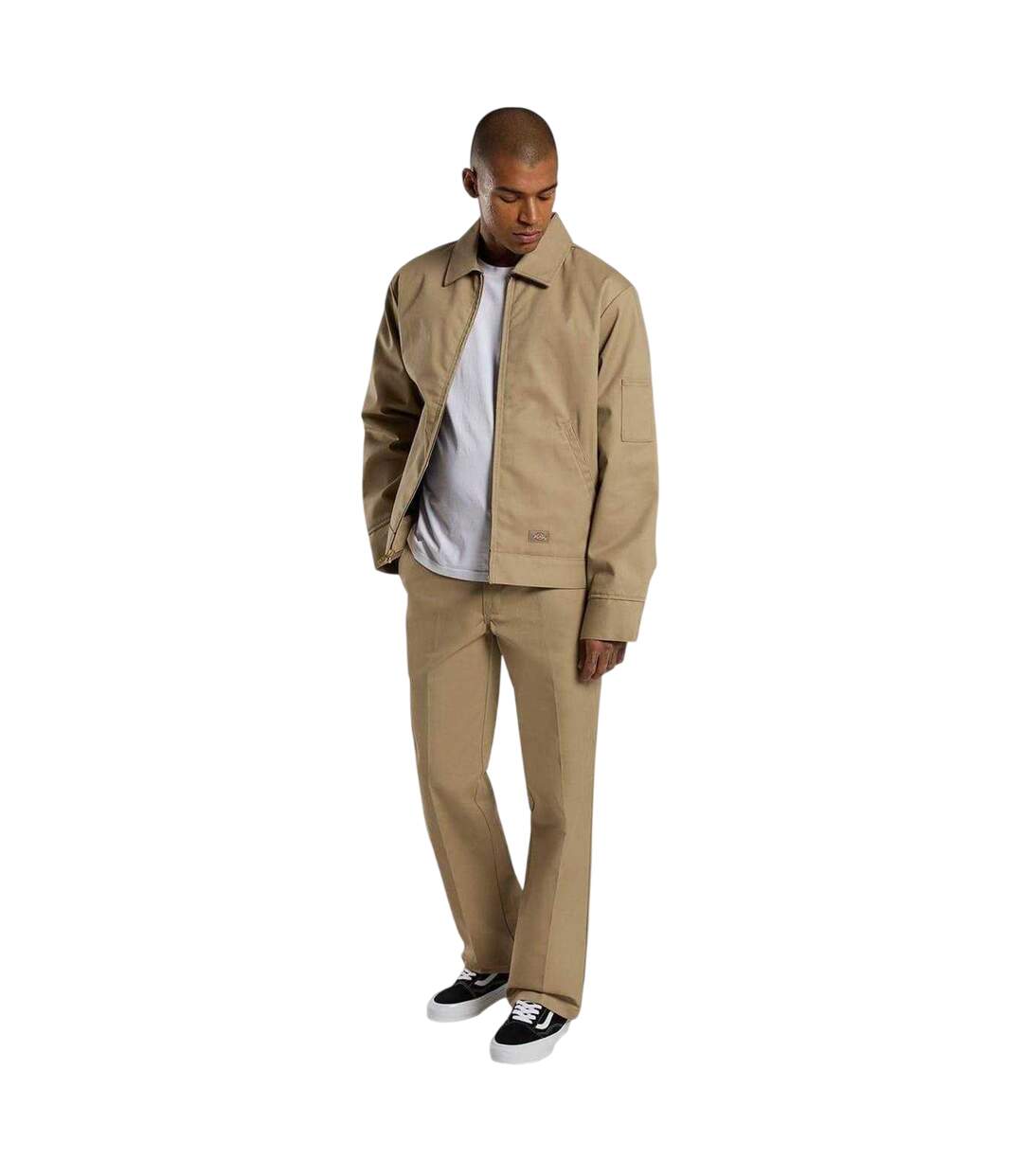 Mens Eisenhower Harrington Jacket Khaki Dickies-4