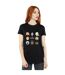 Disney T-shirt boyfriend en coton pour femmes/femmes Frozen Heads (Noir) - UTBI24668-2