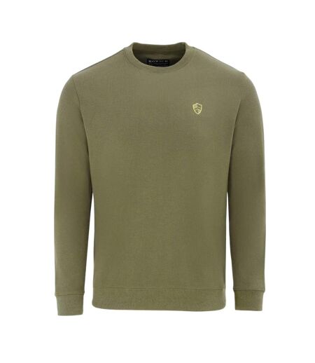 Sweat Motif/style Logo Homme Vert Kaki Howick