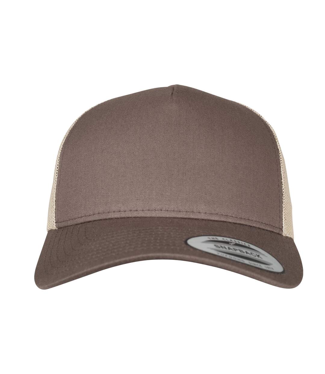 Casquette trucker adulte marron / kaki Flexfit-4