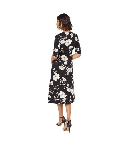 Robe mi-longue femme noir Dorothy Perkins