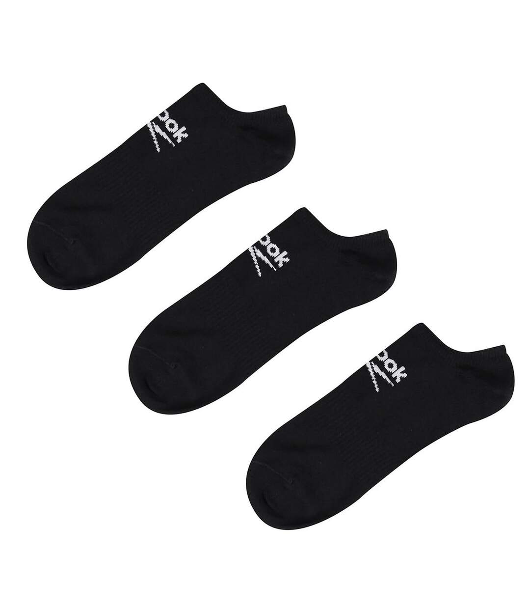 Lot De 3  Socquettes Motif/style Logo Homme Noir Reebok-3