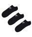 Lot De 3  Socquettes Motif/style Logo Homme Noir Reebok-3